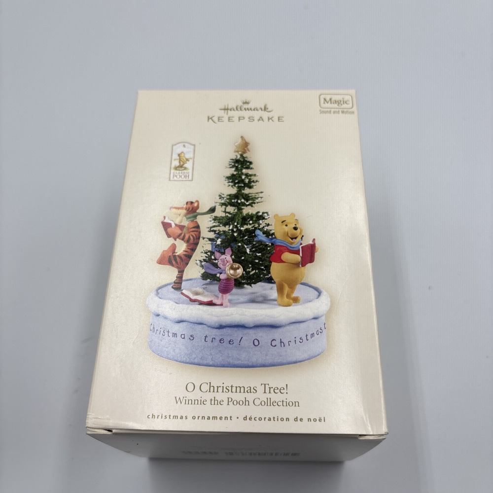 2008 Hallmark Keepsake ~ O Christmas Tree! ~ Winnie the Pooh ~ NIB Sound Motion